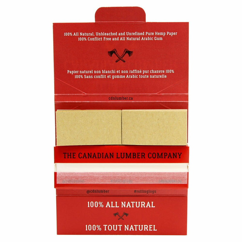 CANADIAN LUMBER GREENS 1 1/4 ROLLING PAPERS W/ TIPS