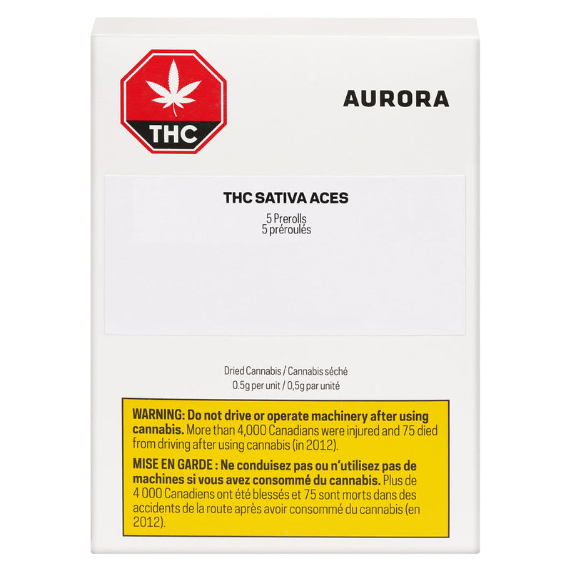 AURORA ACES THC (S) PRE-ROLL - 0.5G X 5