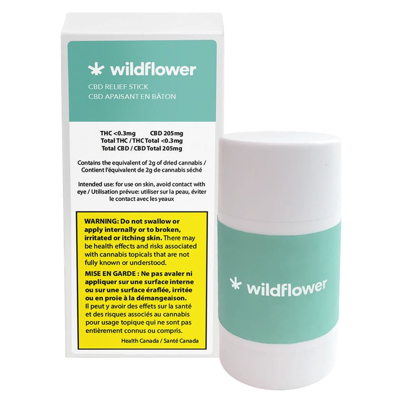 WILDFLOWER CBD RELIEF STICK (H) LOTION - 205MG