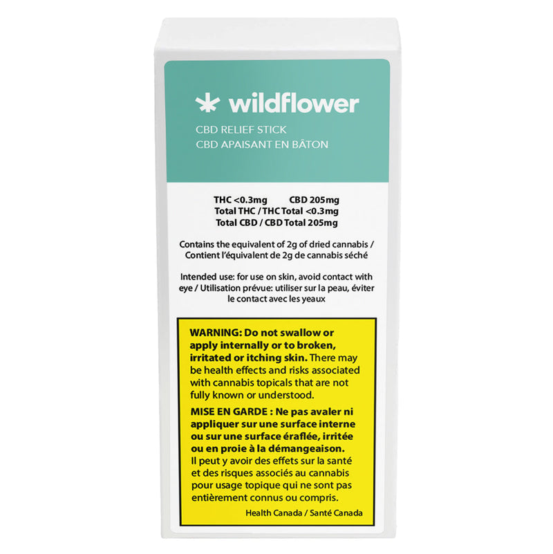 WILDFLOWER CBD RELIEF STICK (H) LOTION - 205MG